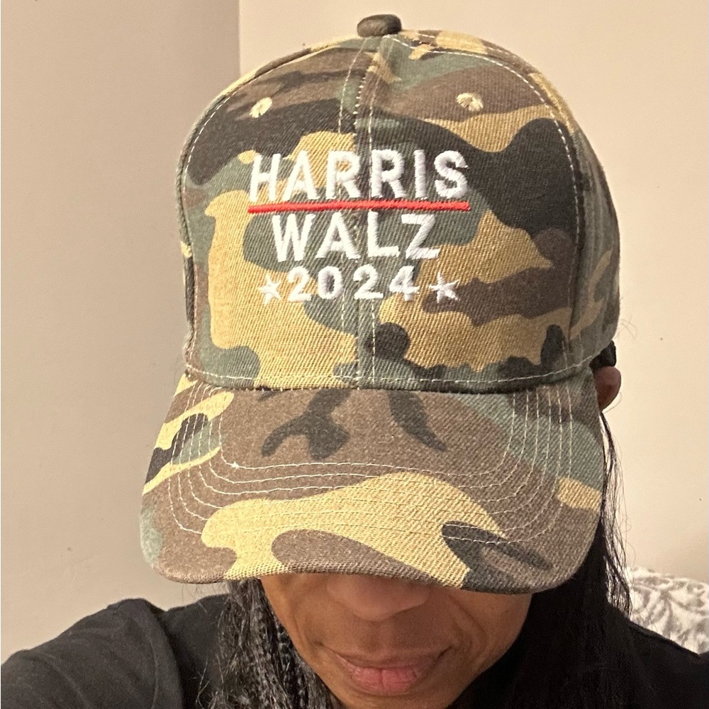 KAMALA-WALZ CAMO CAP